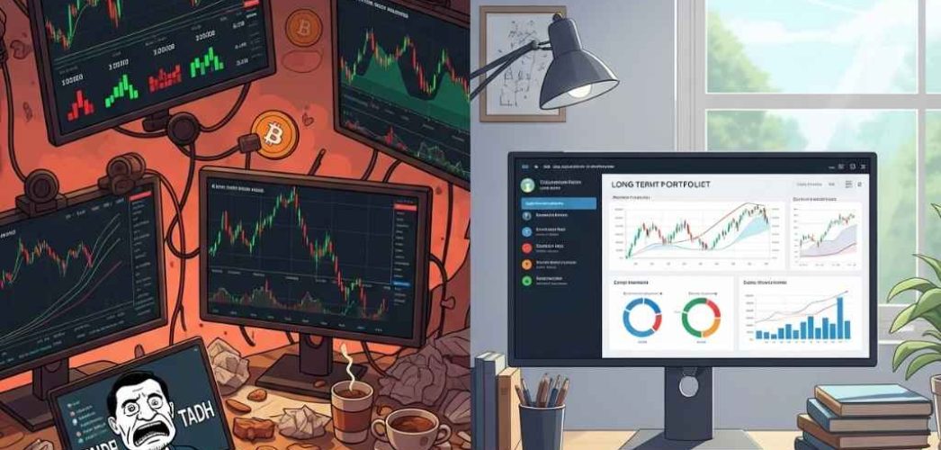 organized desk with a structured portfolio dashboard organized desk with a structured portfolio dashboard